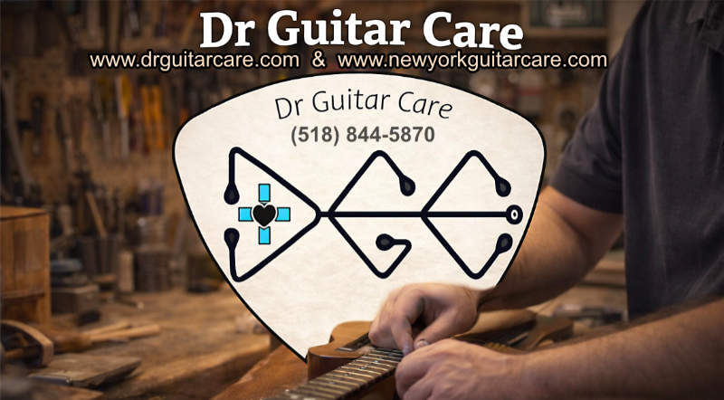Professional guitar repair and restoration workbench