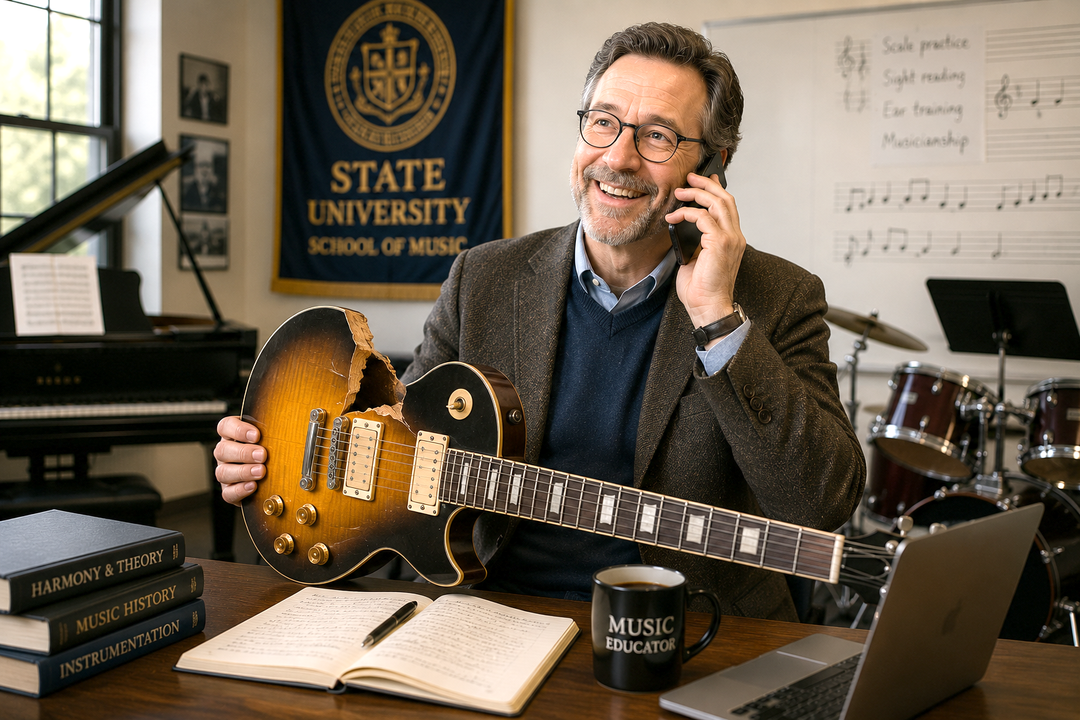 School and university music program partnership
